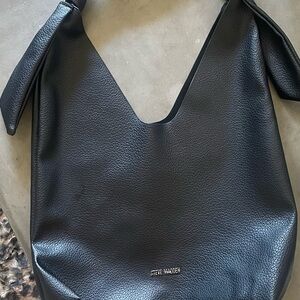 Steve Madden Black Hobo Bag